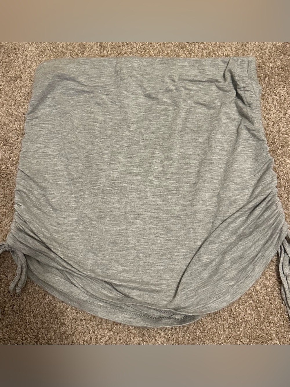 Simple Heather Gray Cotton Top